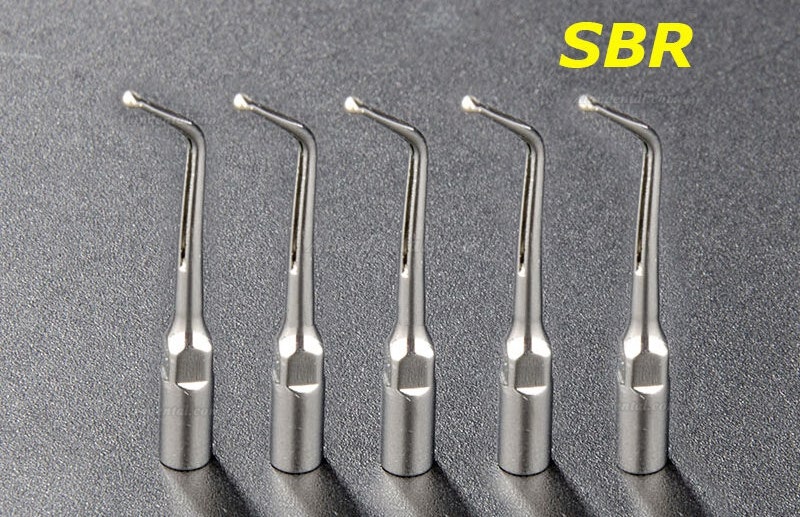 5Pcs WOODPECKER SBR Handpiece Dental Ultrasonic Scaler Cavity Preparation Tip fit EMS